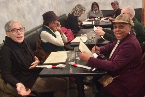 Nisi Opens on Roosevelt Island With a Ribbon Cutting Amid High Spirits Wendy Hersh and Mary Coleman were in the first wave of customers.